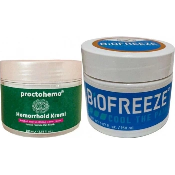 Süper Proctohemo 100 ml + Biofreeze Masaj Kremi 150 ml