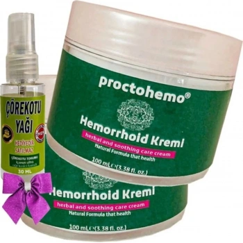 Süper Proctohemo Cream 100 ml x 2 Adet + Çörek Otu Yağı 30 ml
