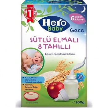 Sütlü Tahıl Elma 200 Gr. 1 Adet