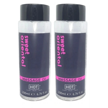 Sweet Oriental Aromalı rotik Aromaterapi Masaj Yağı 400ml X 2 ADET