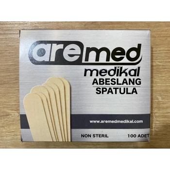 Tahta Dil Basacağı - Abeslang (Spatula) Non Steril 100lü Kutu