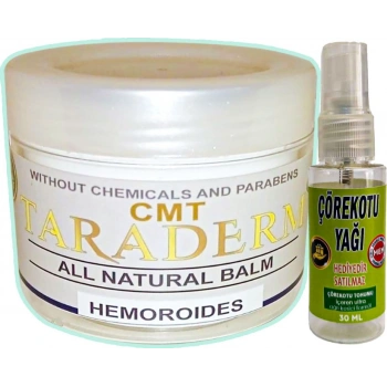 Taraderm Bakım Kremi 100 ml + Çörek Otu Yağı 30 ml