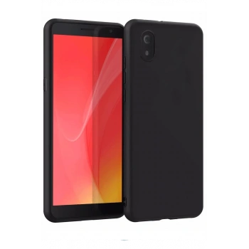 TCL L7 Uyumlu Kılıf First Silikon - Siyah