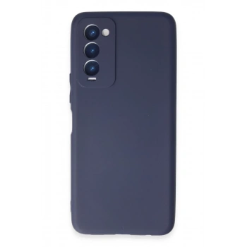 Tecno Camon 18 Uyumlu Kılıf First Silikon - Lacivert