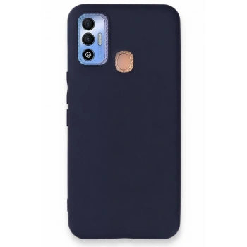 Tecno Spark 7T Uyumlu Kılıf First Silikon - Lacivert
