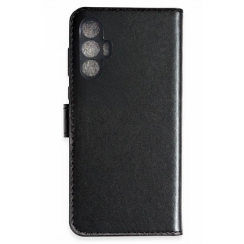 Tecno Spark 8 Pro Uyumlu Trend S Plus Kapaklı Kılıf - Siyah