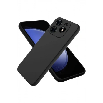 Tecno Spark Go 2024 Kılıf First Silikon - Siyah