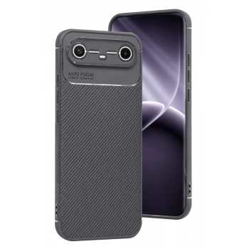 Tecno Spark Slim 5G Auto Focus Karbon Kapak - Gri