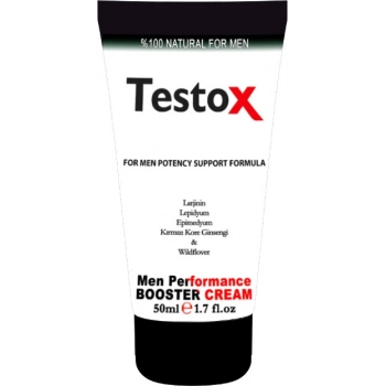 Testox Extra Boost Cream 50 ml Erkeklere Katılaştırıcı Özel Krem