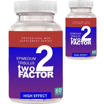 Two Factor 2 Adet Erkekler Için Tribulus&epimediyum Complex 60 Adet Kapsül