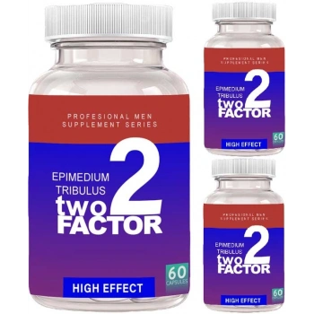 Two Factor 3 Adet Tribulus&epimediyum Complex Formen 60 Adet Kapsül