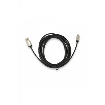 USB to Lightning 3m Kablo - Siyah