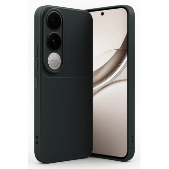 Vivo V50 Lite 4G Auto Focus Karbon Kapak - Siyah