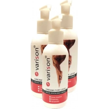 Varison Cream Dizbacak Bakım Kremi 120 ml 3 Adet