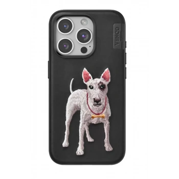 Venco Apple iPhone 14 Pro Max Uyumlu Perma Desenli Kapak - Siyah