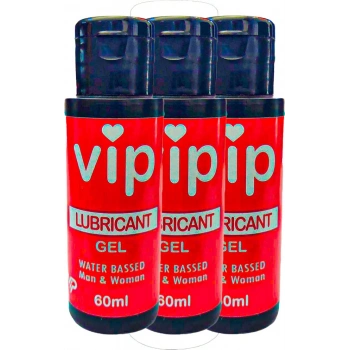 VİP Lubrikant Jel Bay Bayan 60 ml x 3 adet