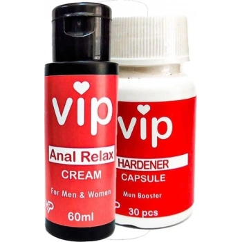 VIP Rubby Relax Krem + Erkeklere Özel Kapsül 30lu