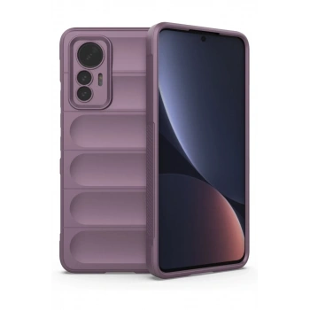 Xiaomi Mi 12 Lite Uyumlu Kılıf Optimum Silikon - Mor