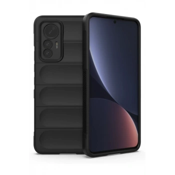 Xiaomi Mi 12 Lite Uyumlu Kılıf Optimum Silikon - Siyah