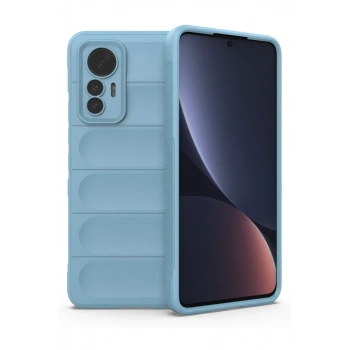 Xiaomi Mi 12 Lite Uyumlu Kılıf Optimum Silikon - Sky Blue