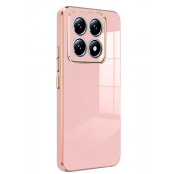 Xiaomi Mi 14T Pro Uyumlu Volet Silikon - Pembe