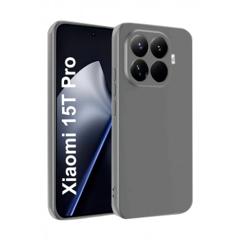 Xiaomi Mi 15T Pro Uyumlu First Silikon - Gri