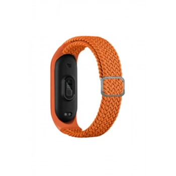 Xiaomi Mi Band 6 Uyumlu Star Kordon - Turuncu