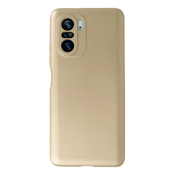 Xiaomi Poco F3 Uyumlu Kılıf First Silikon - Gold