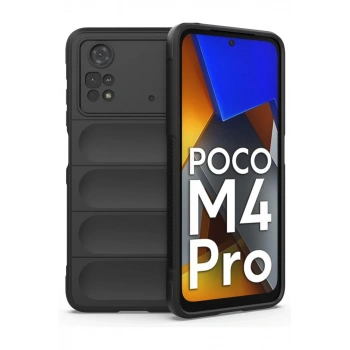 Xiaomi Poco M4 Pro 4G Uyumlu Kılıf Optimum Silikon - Siyah
