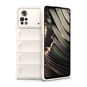 Xiaomi Poco X4 Pro 5G Uyumlu Kılıf Optimum Silikon - Krem