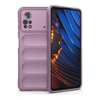 Xiaomi Poco X4 Pro 5G Uyumlu Kılıf Optimum Silikon - Mor