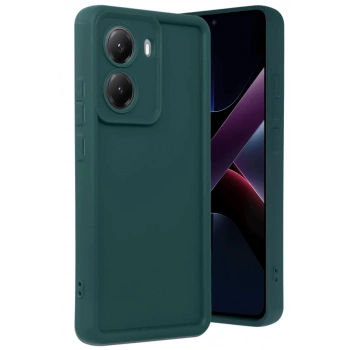 Xiaomi Poco X7 Pro Viera Silikon - Koyu Yeşil