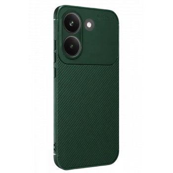 Xiaomi Poco X8 Pro Auto Focus Karbon Kapak - Koyu Yeşil