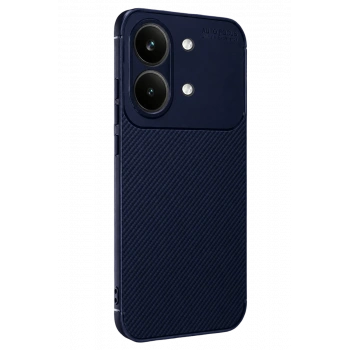 Xiaomi Poco X8 Pro Max Uyumlu Auto Focus Karbon Kapak - Lacivert