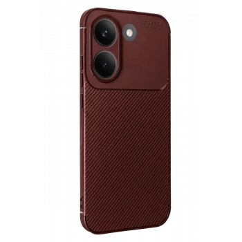 Xiaomi Poco X8 Pro Uyumlu Auto Focus Karbon Kapak - Bordo
