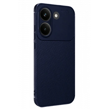 Xiaomi Poco X8 Pro Uyumlu Auto Focus Karbon Kapak - Lacivert