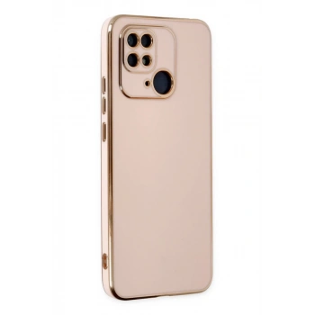 Xiaomi Redmi 10C Uyumlu Kılıf Volet Silikon - Pembe