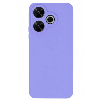 Xiaomi Redmi 13 4G Uyumlu Kılıf First Silikon - Lila