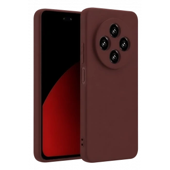 Xiaomi Redmi 14C Uyumlu Kılıf First Silikon - Bordo