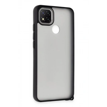 Xiaomi Redmi 9C Uyumlu Kılıf Elegant Kapak - Siyah
