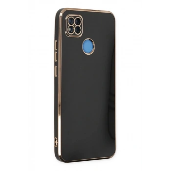 Xiaomi Redmi 9C Uyumlu Kılıf Volet Silikon - Siyah