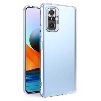 Xiaomi Redmi Note 10 5G Uyumlu Kılıf Lüx Şeffaf Silikon
