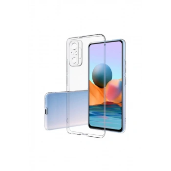Xiaomi Redmi Note 10 Pro Uyumlu Kılıf Lüx Şeffaf Silikon