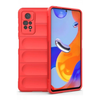 Xiaomi Redmi Note 11 Pro Uyumlu Kılıf Optimum Silikon - Kırmızı