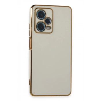 Xiaomi Redmi Note 12 Pro Plus Uyumlu Kılıf Volet Silikon - Beyaz