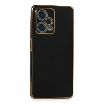 Xiaomi Redmi Note 12 Pro Plus Uyumlu Kılıf Volet Silikon - Siyah