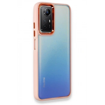 Xiaomi Redmi Note 12S Uyumlu Kılıf Dora Kapak - Pudra