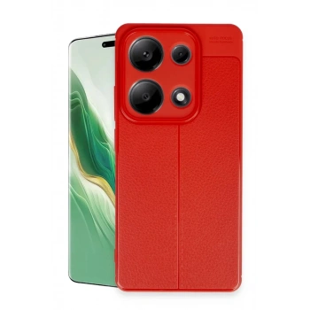 Xiaomi Redmi Note 13 Pro 4G Uyumlu Kılıf Auto Focus Kapak - Kırmızı