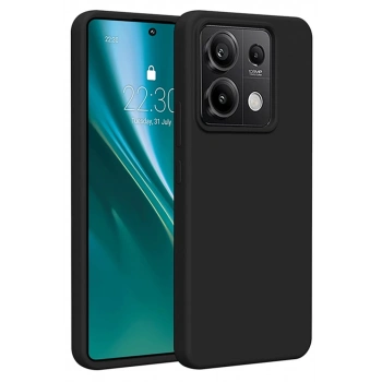 Xiaomi Redmi Note 13 Pro 4G Uyumlu Kılıf First Silikon - Siyah