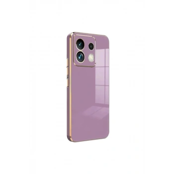 Xiaomi Redmi Note 13 Pro 5G Kılıf Volet Silikon - Mor